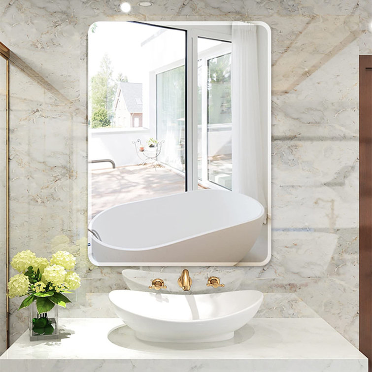 Latitude Run® Wall Mounted Mirror For Bathroom, Bedroom, Entryway Or